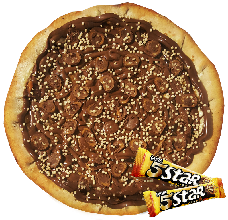 Pizza de Chocolate Lacta 5star