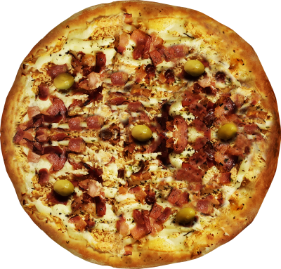 Pizza Caipira - Frango com Catupiry e Bacon
