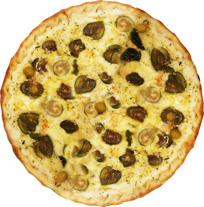 Pizza 3 Queijos com Figo